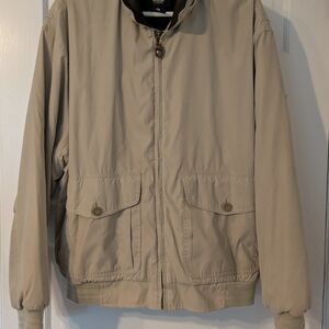 Dockers Tan Bomber Jacket Classic Style